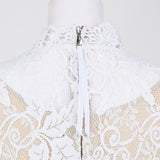 [50% OFF] Wool-like lace blouse