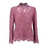 [50% OFF] Wool-like lace blouse