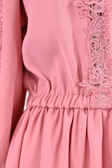 [30% OFF] Lace Georgette Dress