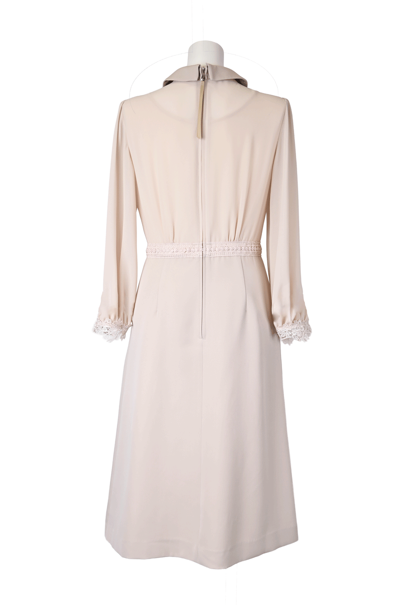 【NEW】レース×シアースリーブワンピース