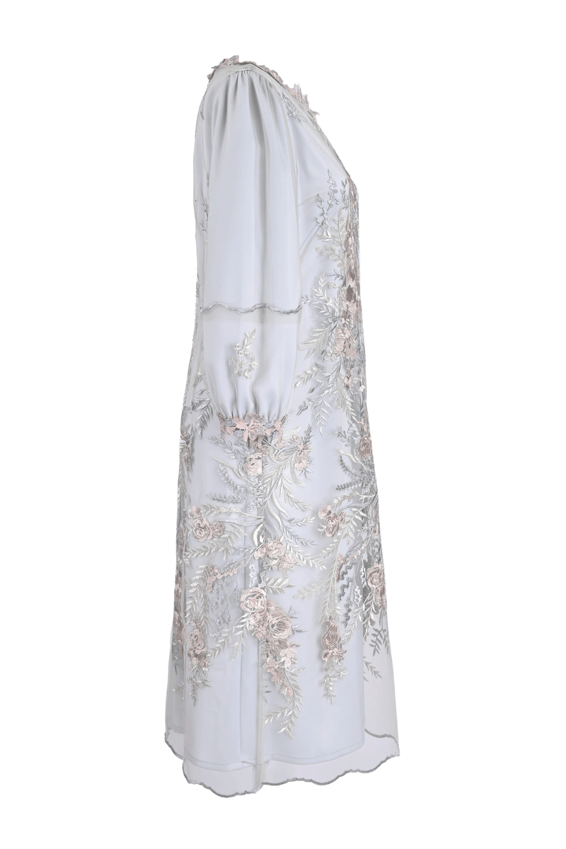 【予約販売 / NEW】チュール刺繡使いワンビース