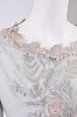 [NEW] Tulle embroidered dress
