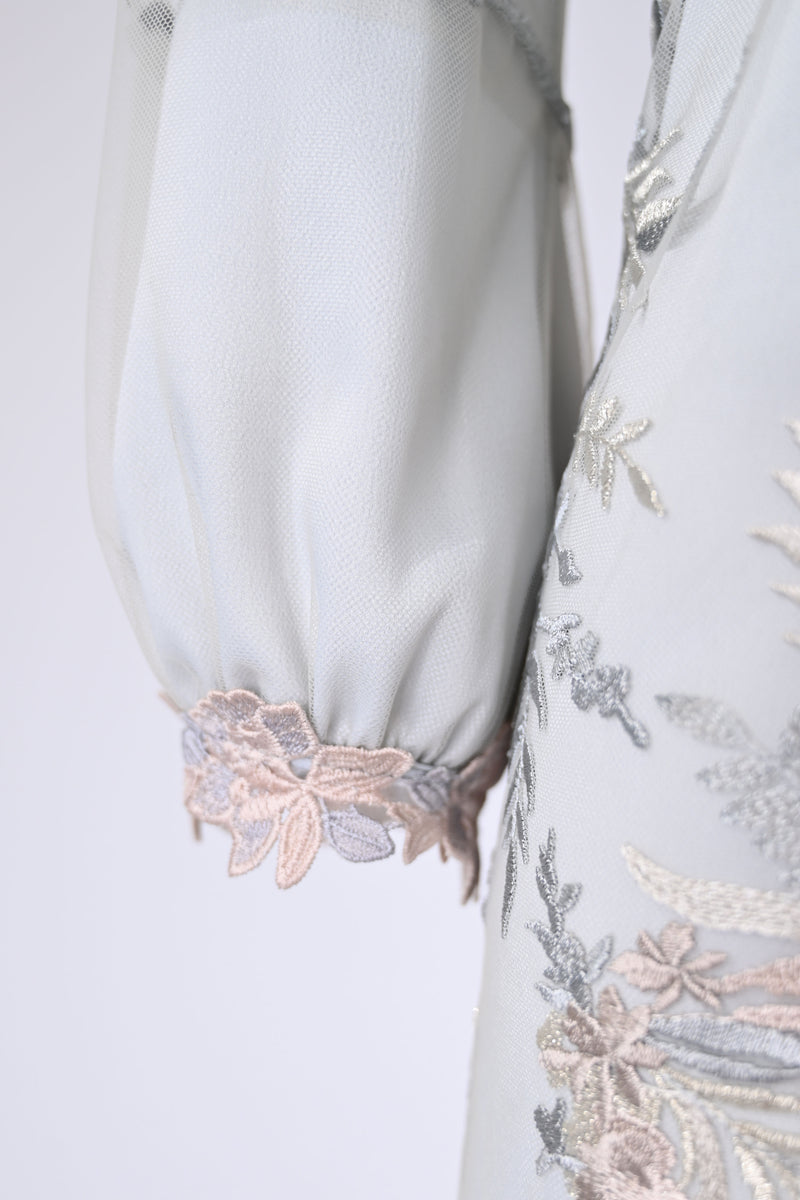 【予約販売 / NEW】チュール刺繡使いワンビース