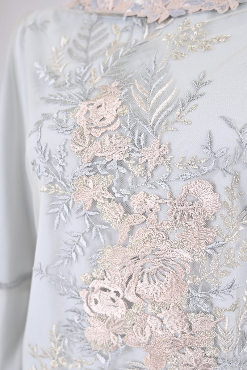 【予約販売 / NEW】チュール刺繡使いワンビース