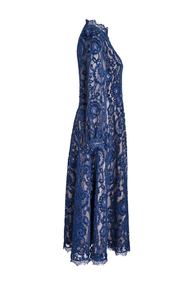 【NEW】ベルベットレースワンピース