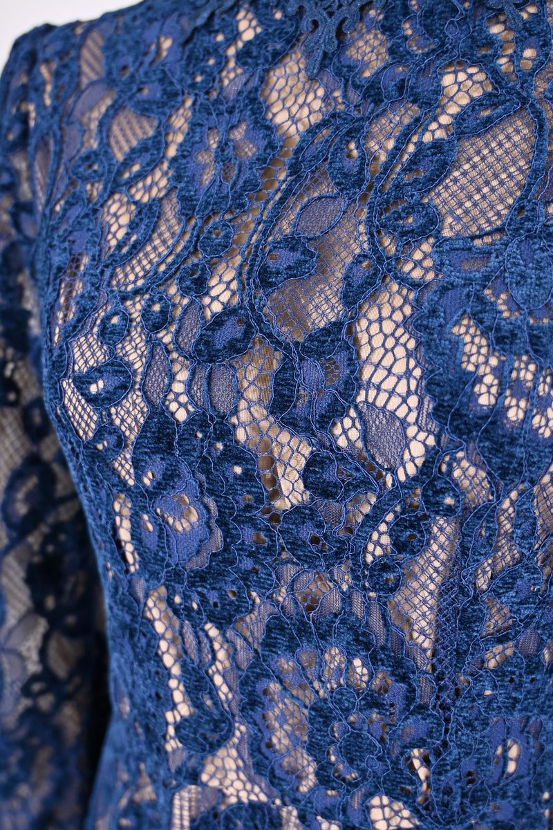 【NEW】ベルベットレースワンピース