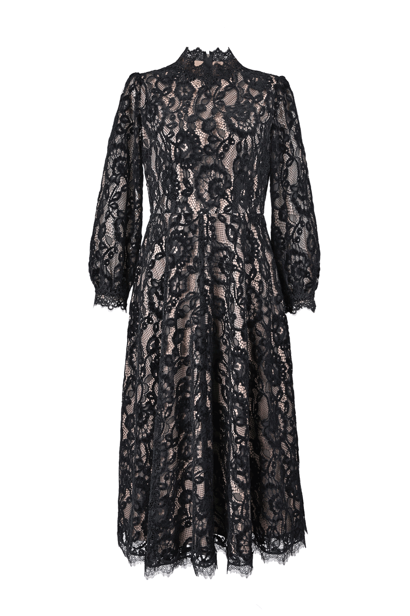 【NEW】ベルベットレースワンピース