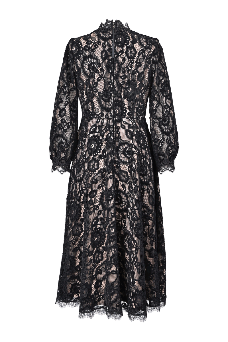 【NEW】ベルベットレースワンピース