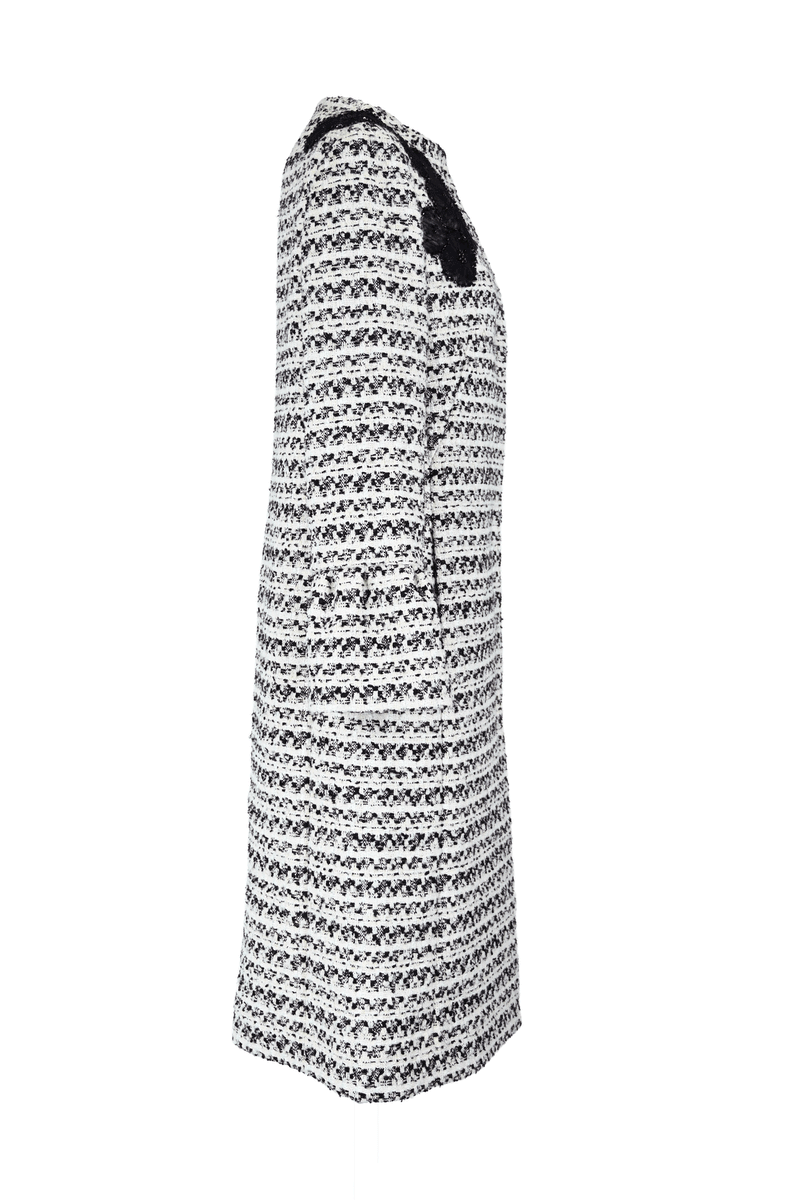 【予約販売 / NEW】刺繍入りツイードコート