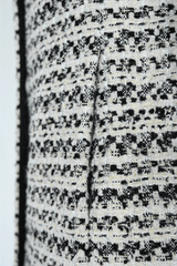 [30% OFF] Embroidered Tweed Coat