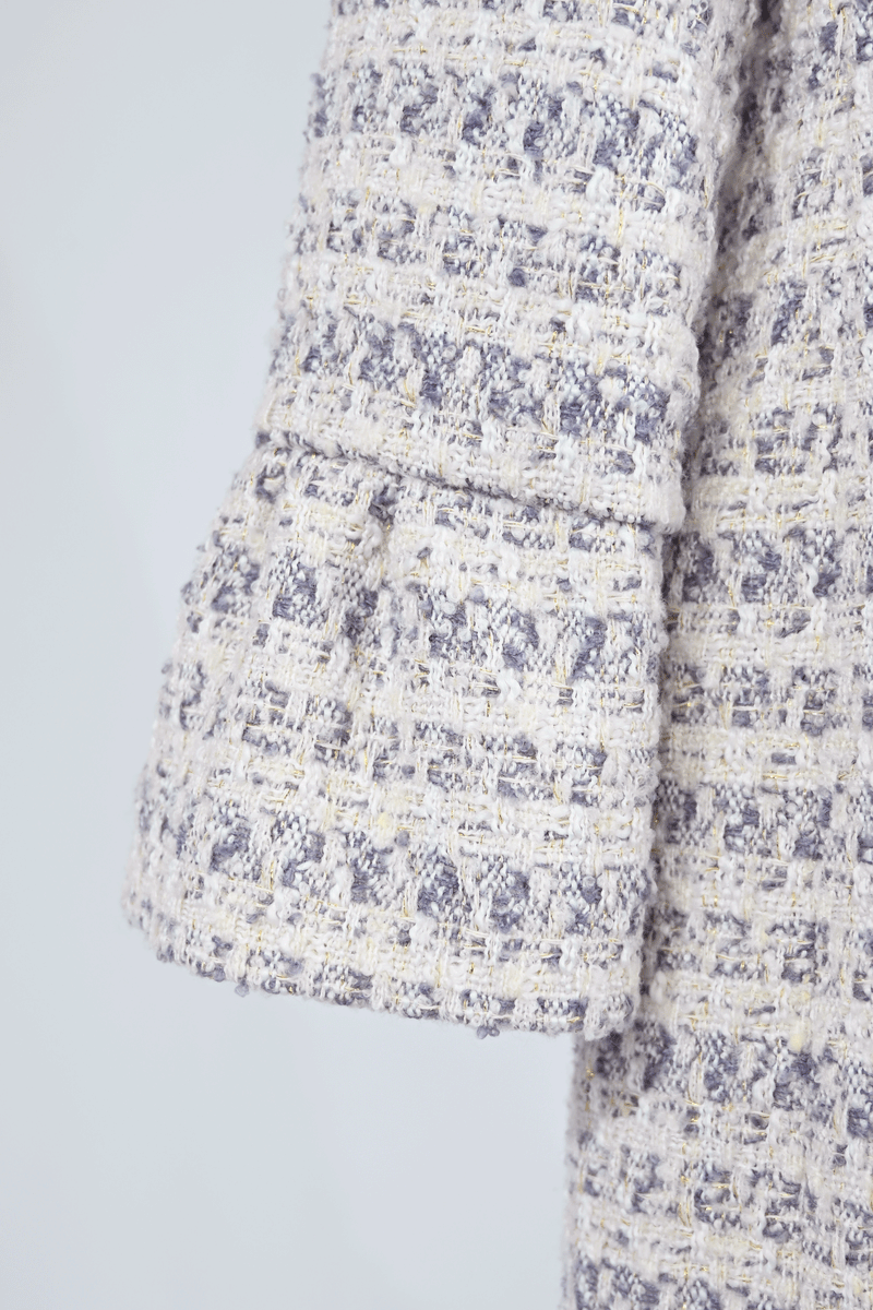 【予約販売 / NEW】刺繍入りツイードコート