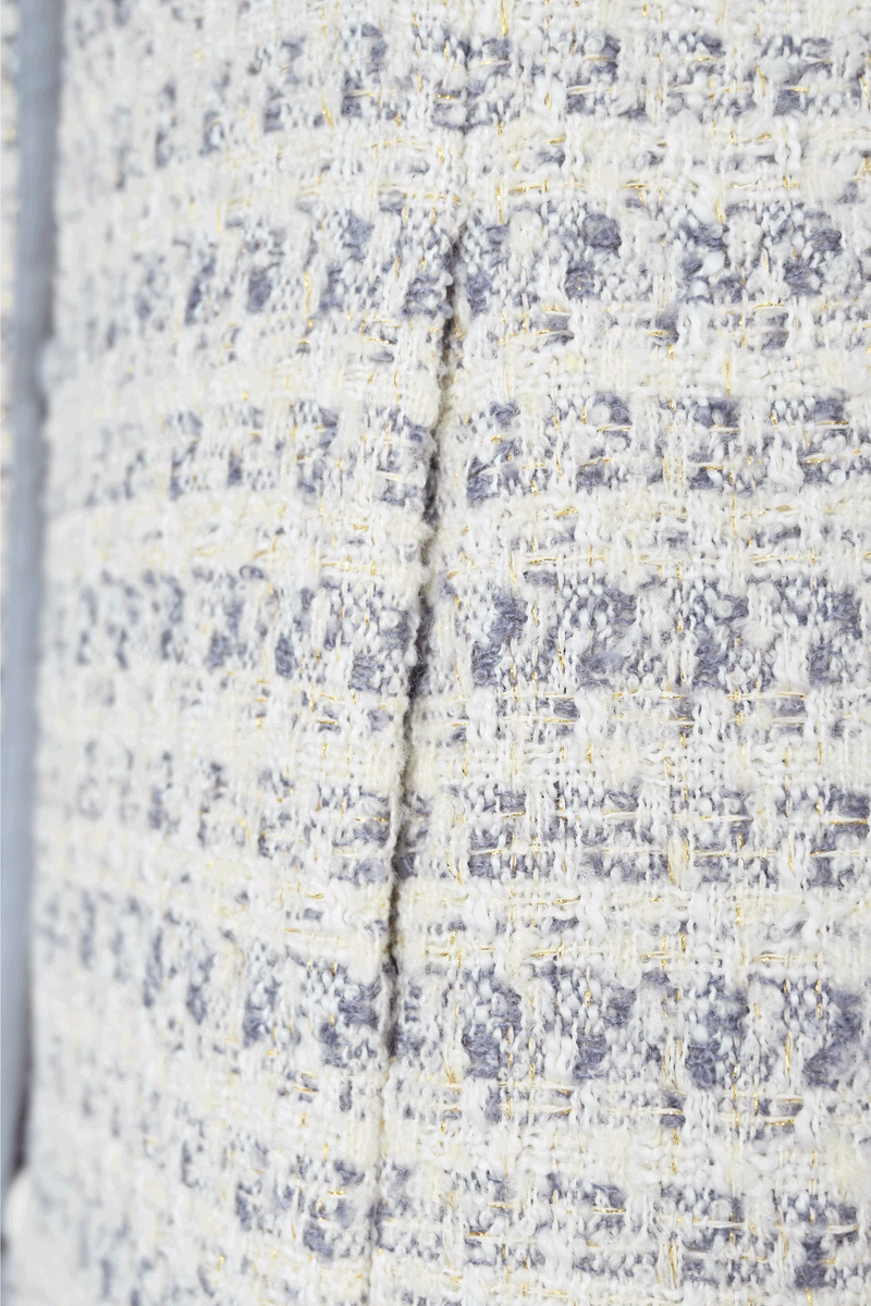 【予約販売 / NEW】刺繍入りツイードコート