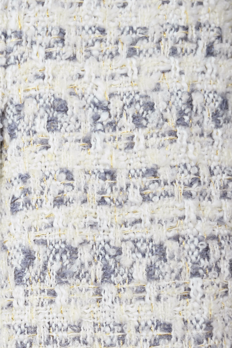 【予約販売 / NEW】刺繍入りツイードコート