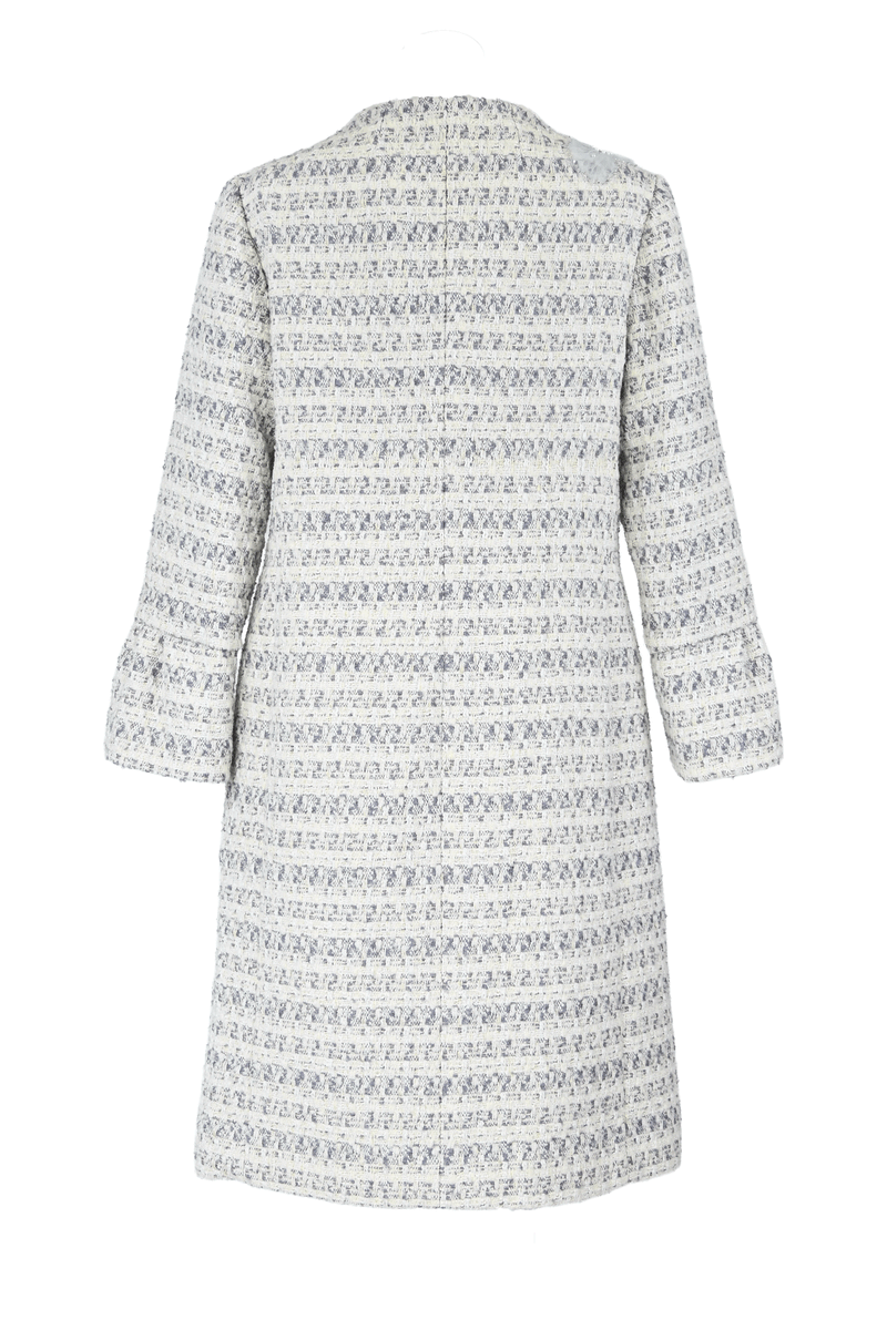 【予約販売 / NEW】刺繍入りツイードコート