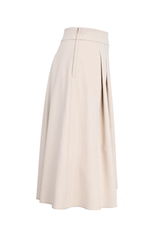 [30% OFF] Chambray Tuck Skirt