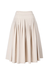 [30% OFF] Chambray Tuck Skirt