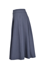 [30% OFF] Chambray Tuck Skirt