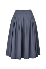[30% OFF] Chambray Tuck Skirt