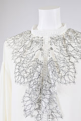 [30% OFF] Lace Frill Blouse 