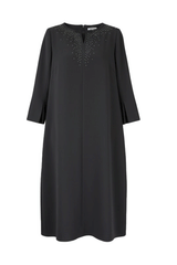 [30% OFF] Velvet Lace Accent Dress