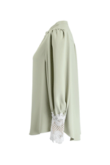 【50%OFF】「Petal」レースカフブラウス