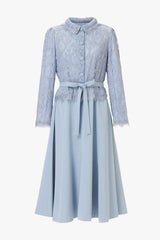 [60% OFF] Ensemble-style shawl collar dress
