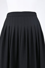 [30% OFF] Wool Voile Tuck Skirt