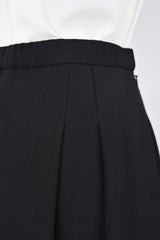 [30% OFF] Wool Voile Tuck Skirt