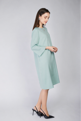 [30% OFF] Velvet Lace Accent Dress