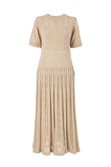 [30% OFF] Velvet Lace Accent Dress