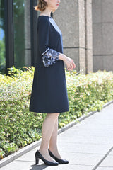 [30% OFF] Velvet Lace Accent Dress