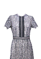 [50% OFF] Small Floral Print Lace Dress