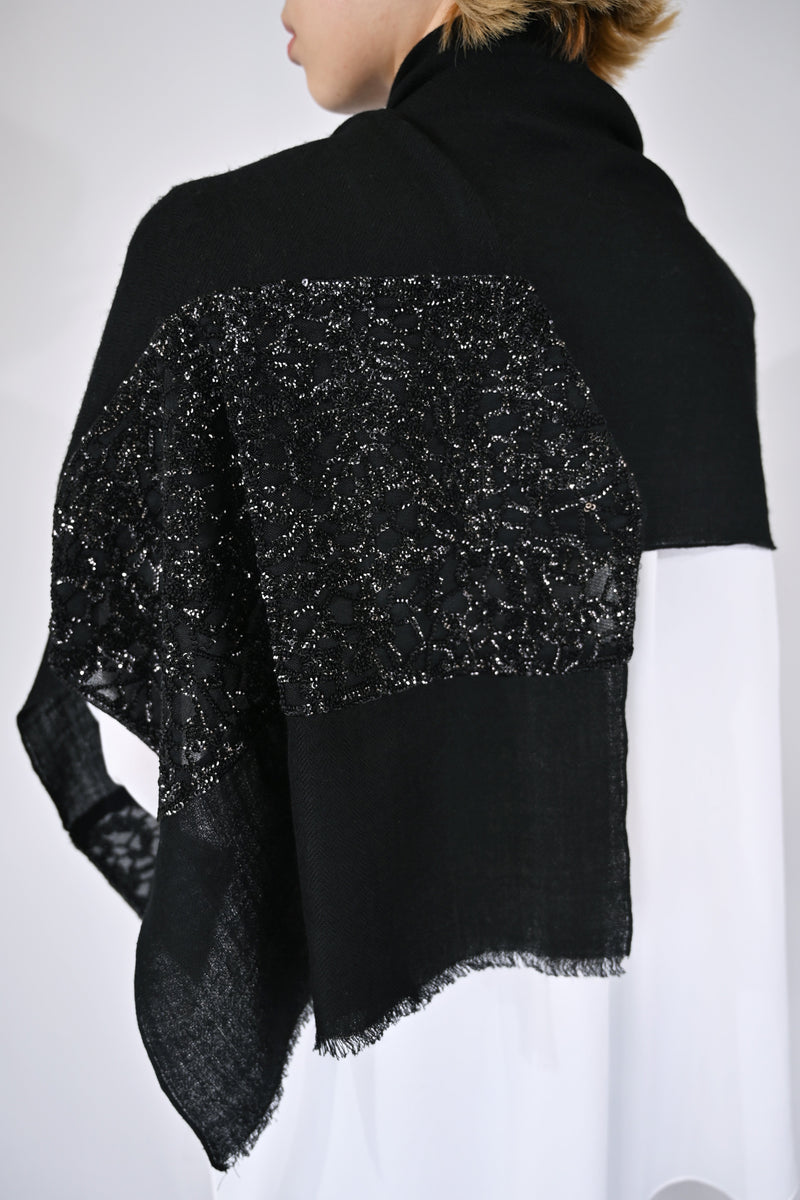 【NEW】スパンコール刺繍ストール
