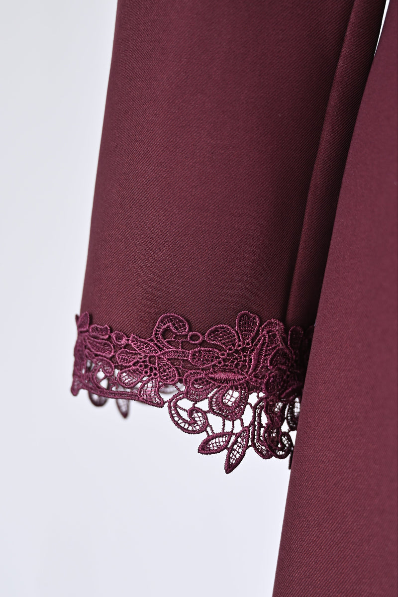 【NEW】ベルベットレースアクセントワンピース