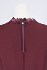 [30% OFF] Velvet Lace Accent Dress