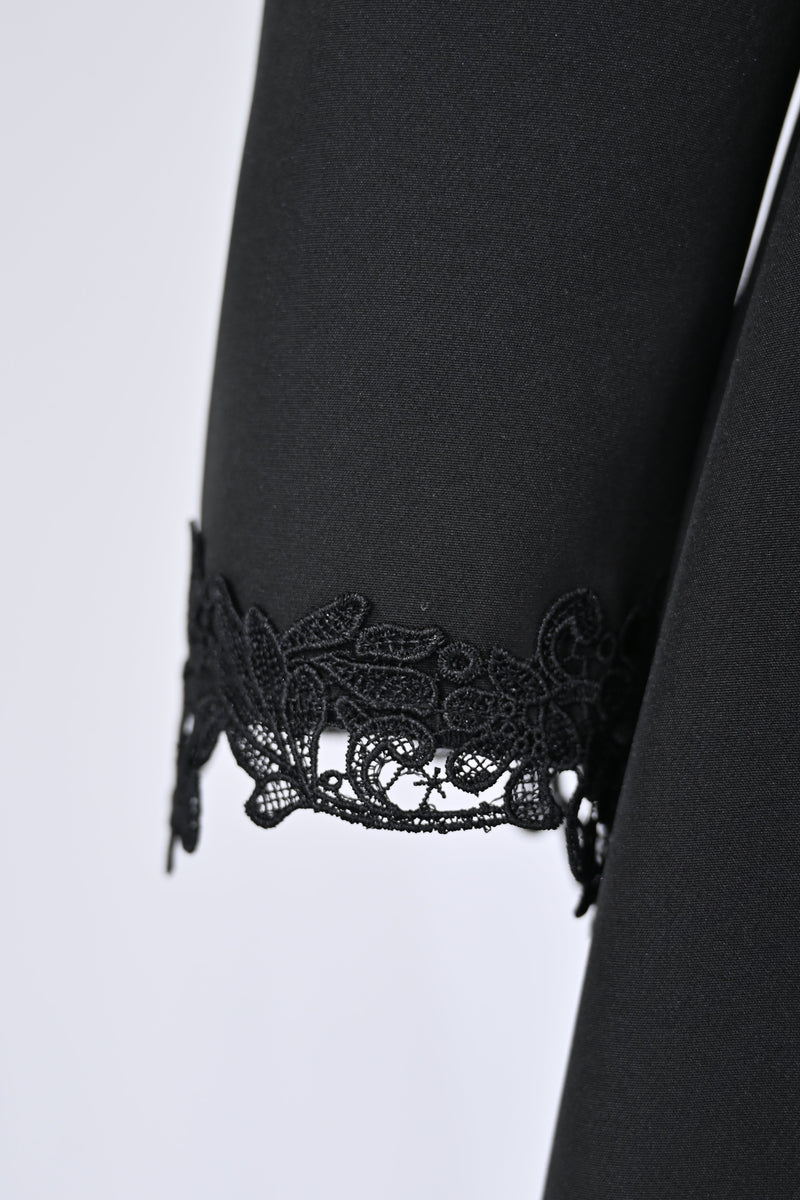 【NEW】ベルベットレースアクセントワンピース