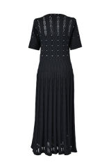 [30% OFF] Velvet Lace Accent Dress