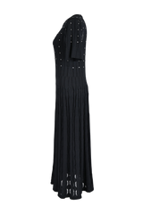 [30% OFF] Velvet Lace Accent Dress