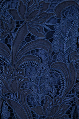 [30% OFF] Velvet Lace Accent Dress