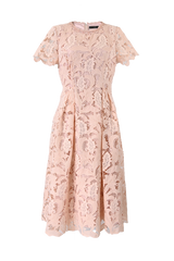 [30% OFF] Velvet Lace Accent Dress