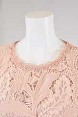 [30% OFF] Velvet Lace Accent Dress