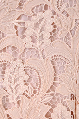 [30% OFF] Velvet Lace Accent Dress