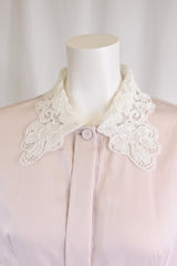 [30% OFF] Velvet Lace Accent Dress
