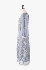 [50% OFF] Tulle Embroidered Dress 