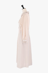 [30% OFF] Lace x Sheer Sleeve Dress