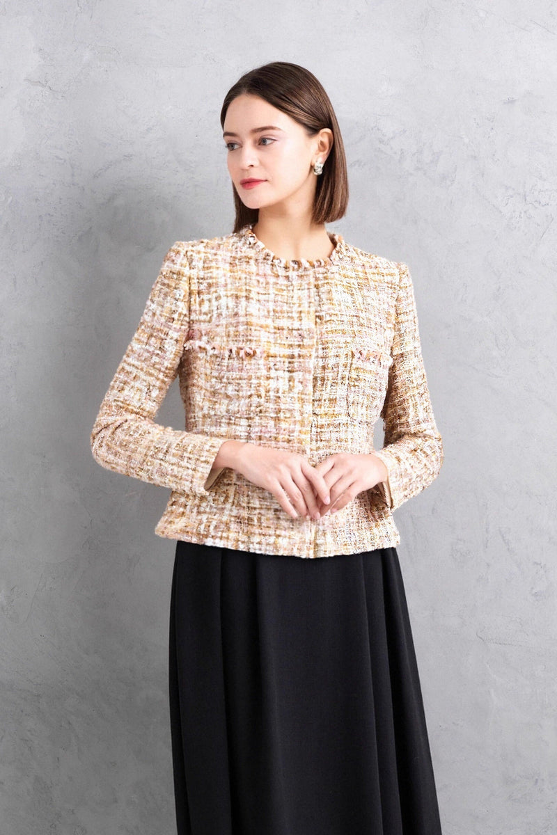 【NEW】ミックスツィードジャケット