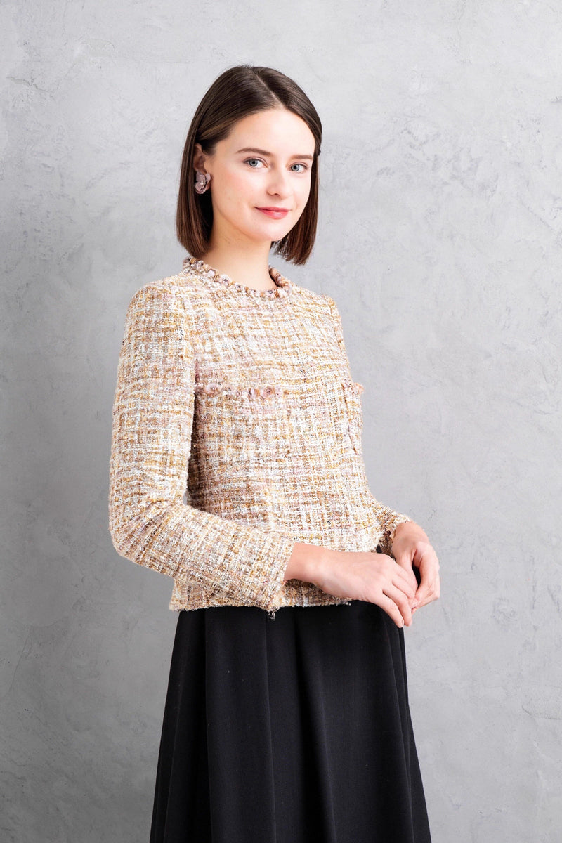 【NEW】ミックスツィードジャケット