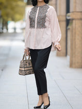 [60% OFF] Small floral lace blouse