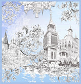 ウールシルクストール  Castle morning