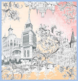 ウールシルクストール  Castle morning